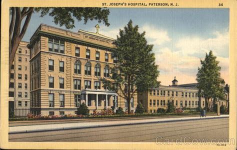 St. Joseph's Hospital Paterson, NJ Postcard