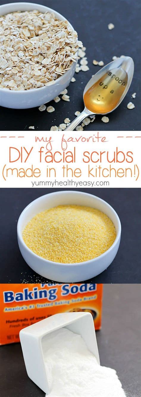 My Favorite Homemade Facial Scrubs Yummy Healthy Easy