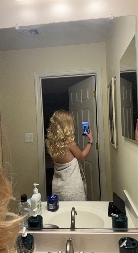 Blonde Selfies In Mirror