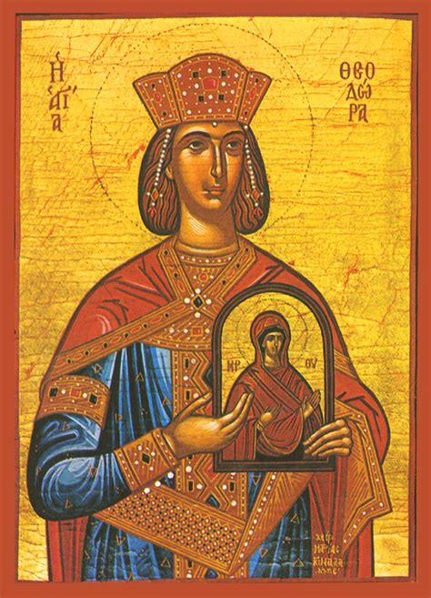 Byzantine Orthodox Art On Twitter Holy Empress Theodora Defender Of