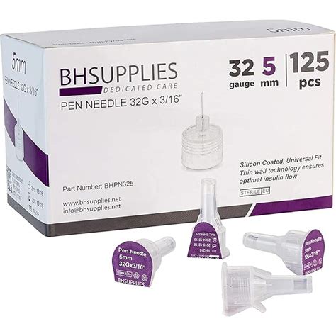 Care Touch Pen Needle 31g 516 8mm Save Rite Medical 45 Off