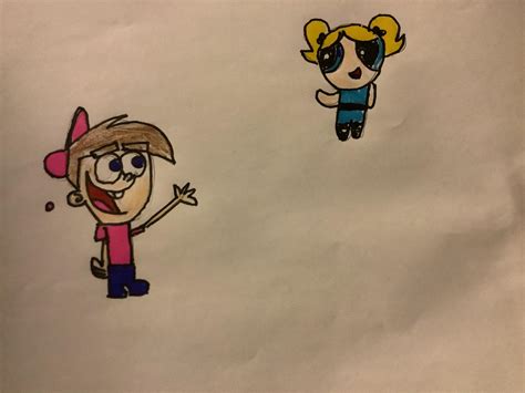 Timmy Turner Meets Bubbles By Liljahmir08 On Deviantart