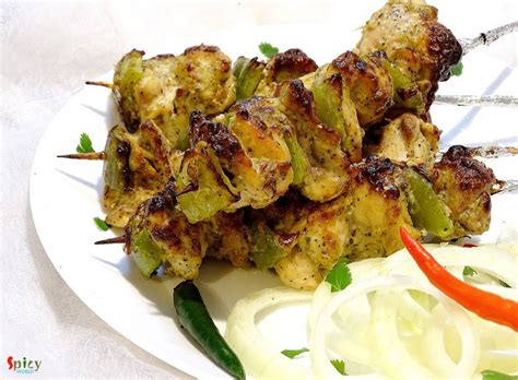 Chicken Malai Kabab Makhmali Murgh Kabab Spicy World Simple And