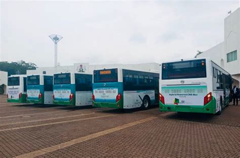 Tinubu Unveils Cng Buses In Abuja