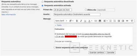 Pon Respuesta Automática En Gmail Al Irte De Vacaciones