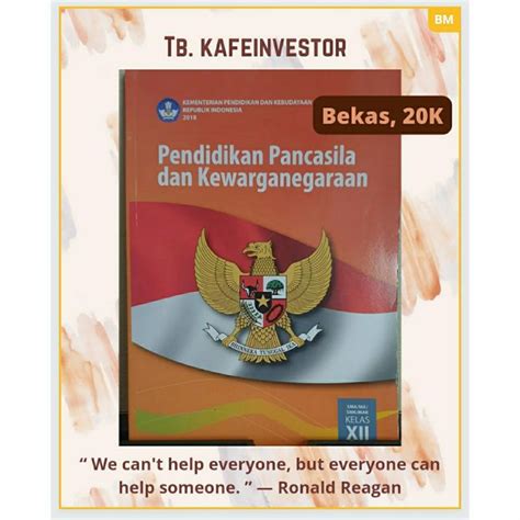 Jual Buku Pendidikan Pancasila Dan Kewarganegaraan Sma Xii Shopee