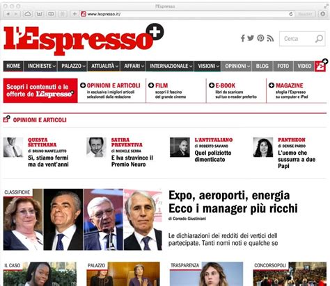 Inchieste E Opinioni Libri E Film L Espresso Raddoppia L Espresso