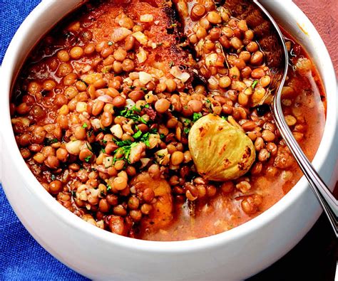 Ricetta Zuppa Di Lenticchie E Castagne Le Ricette De La Cucina Italiana