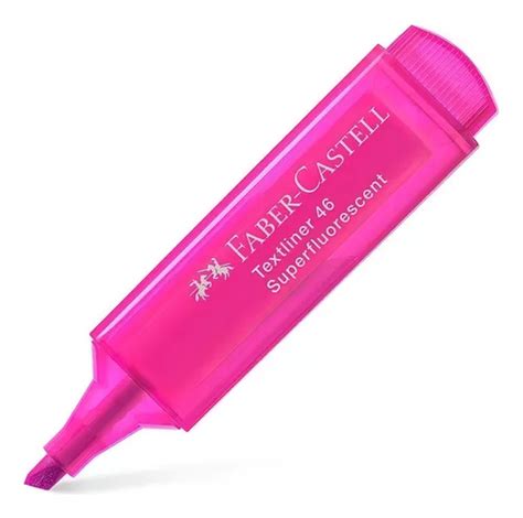 Resaltador Textliner S Per Fluorescente Faber Castell Color Rosado