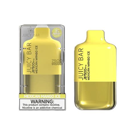 Juicy Bar Jb7500 Pro Disposable Vape 7500 Puffs And 29 Flavors Fusion