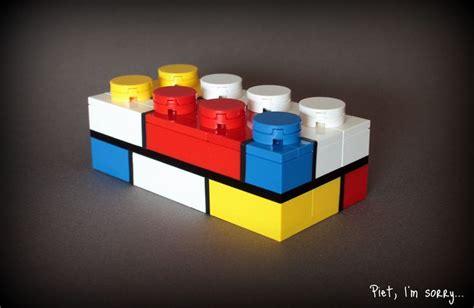 Mondrian Cool Lego Creations Lego Mondrian