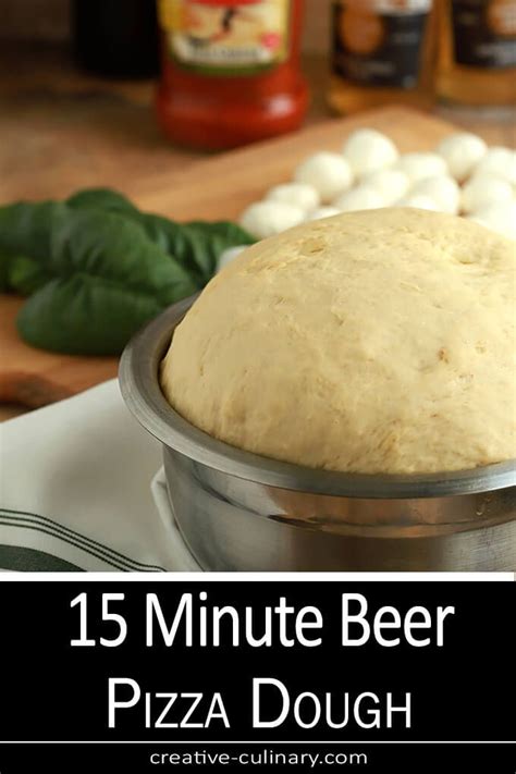 15 Minute Beer Pizza Dough Beer Pizza Crust Recipe Pizza Crust