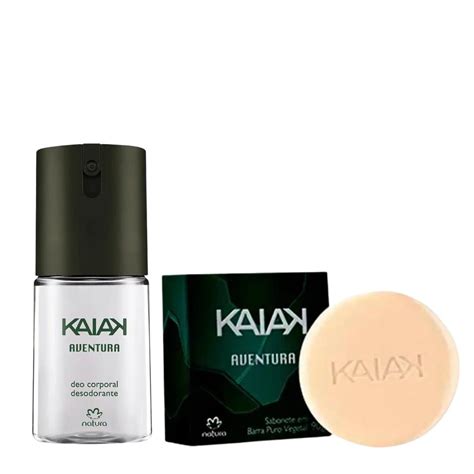 Kit Presente Natura Kaiak Aventura Desodorante Spray Corporal Ml