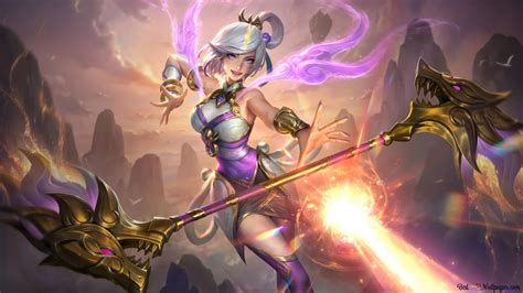 Lunar Empress Lux Amethyst Chroma Skin League Of Legends Lol K