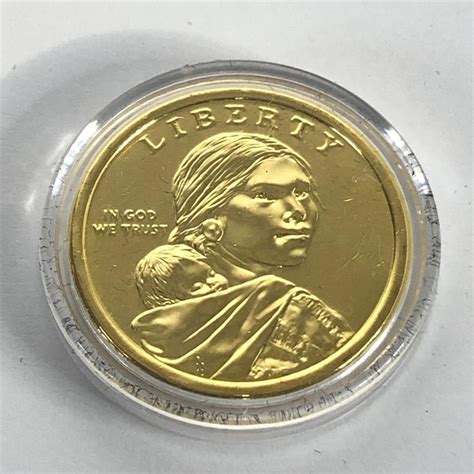 2015 P 24K Gold Layered Native American Commemorative Mohawk