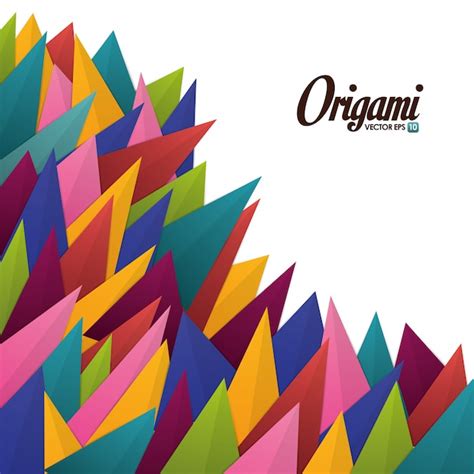 Premium Vector Origami Design Illustration