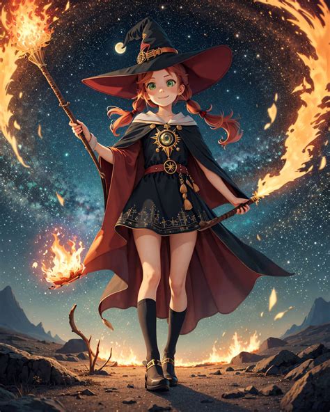 Anime Firemage Girl 2 By Neuromage On Deviantart