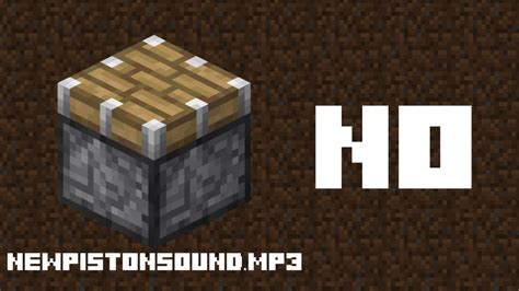 There S A New Piston Sound No Minecraft Snapshot 24w20a YouTube