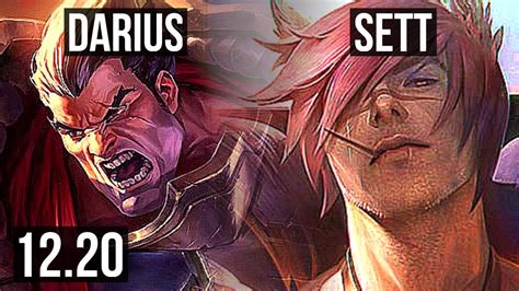 DARIUS Vs SETT TOP 8 Solo Kills 14 2 11 1 1M Mastery Godlike