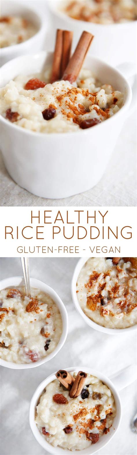 Healthy Rice Pudding Vegan Recipe