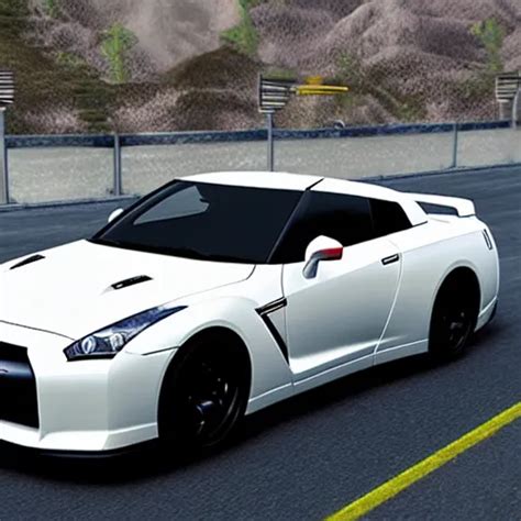 Cloud Strife Driving A Nissan Gt R Stable Diffusion OpenArt