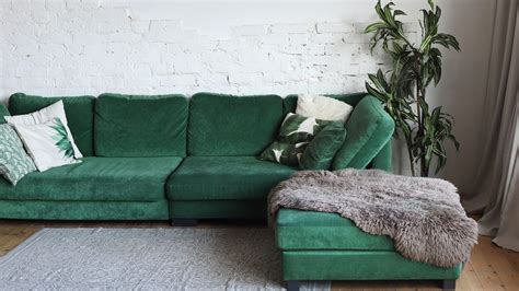 How to style a green velvet sofa according to an interiors expert