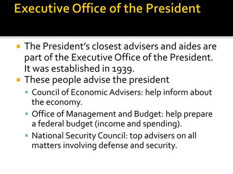 Ppt Chapter 6 The Executive Branch Powerpoint Presentation Free Download Id 1661809