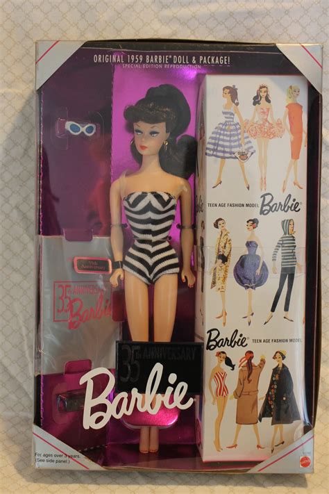 Th Anniversary Barbie Brunette Etsy