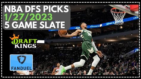 Nba Dfs Picks Friday January 27th Preview Fanduel And Draftkings Lineup