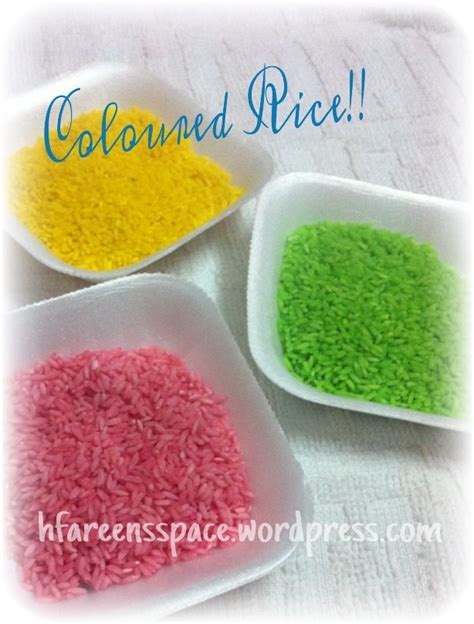 How To Colour Rice! | The Mommy Blog