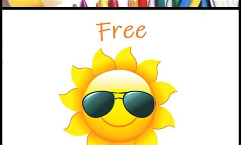 Free Sunshine Crafts for Preschoolers - You're so creative
