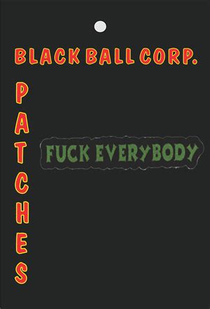 Patch Fuck Everybody Embroidered Patch