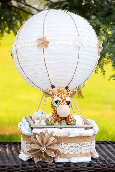 Easy Hot Air Balloon Diaper Cake For A Fabulous Baby Shower Baby