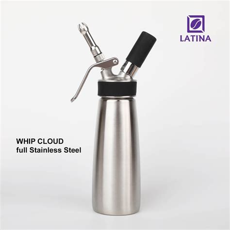Jual Latina Whip Cloud Full Stainless Steel Cream Whipper Dispenser