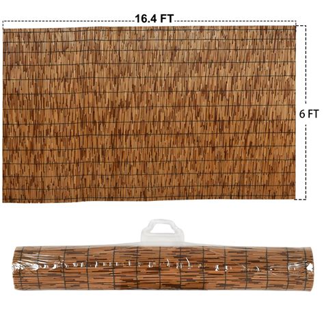 Snapklik.com : Natural Reed Fencing, Eco-Friendly Reed Fence, 6 Feet