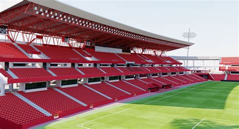 Nuevo Estadio De Los Carmenes Granada Spain D Model Cgtrader