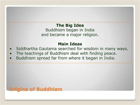 Origins Of Buddhism Ppt Download