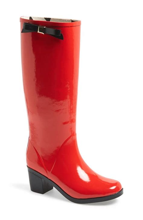 Rainy Day Fashion Essentials Stylish Clothes And Accessories Rain Boots Red Rain Boots Cute