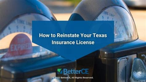 How To Reinstate Your Texas Insurance License Betterce