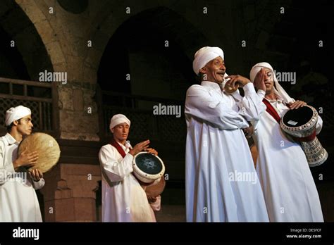 Traditional Dance And Music Of The Ancient Sufi Tradition Cairo Stock