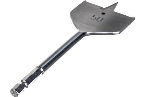 Сверло перовое по дереву (50 мм; шестигранный хвостовик) vertextools ...