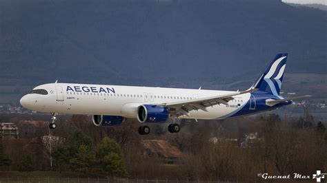 Airbus A Nx Aegean Airlines Sx Nab Max Guenat Flickr