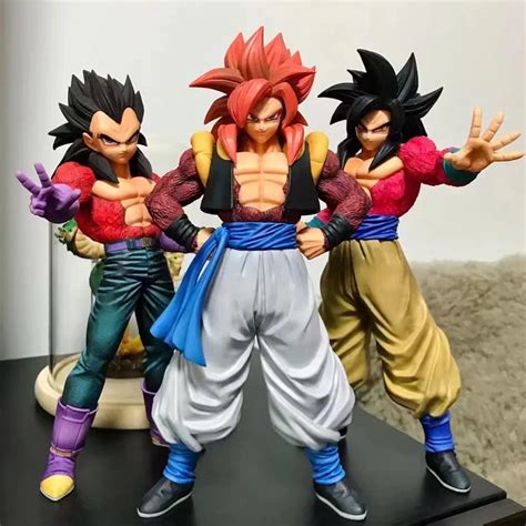 Bola De Dragão Z Anime Figura SSJ4 Son Goku Gogeta Vegeta Ação Em PVC