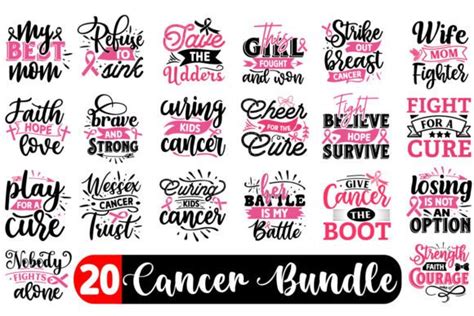 Breast Cancer Svg Bundle Graphic By T Shirt Design Bundle Creative