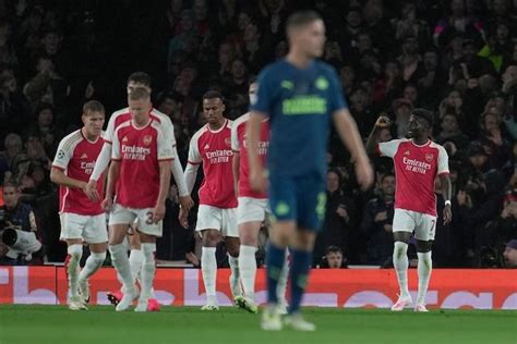 Rapor Pemain Arsenal Saat Hajar PSV 4 0 Semuanya Gacor Kecuali Kai