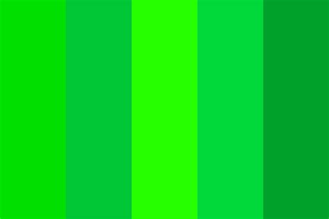 Grass Green Warm And Cool Color Palette