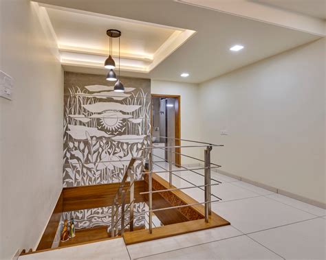 DUPLEX FLAT Contemporary Staircase Other By CULTURALS INTERIOR