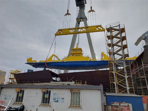 ferry p   launched successfully stogda ship design