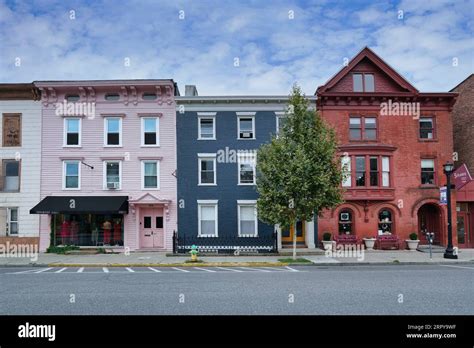 fashioned  century small town main street town  hudson