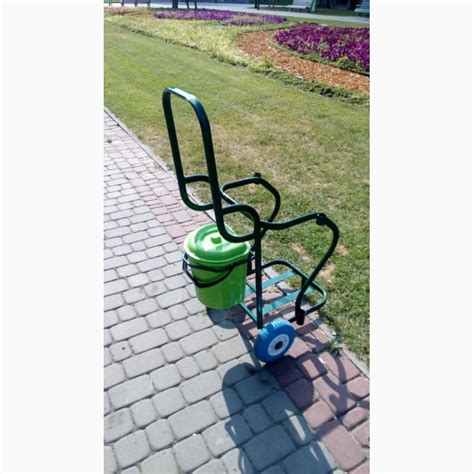 Фото к объявлению: тележка для сбора мусора с контейнером — Ukrboard ...